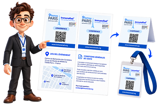 Envoi automatique de la facture et du billet avec QR Code par e-mail