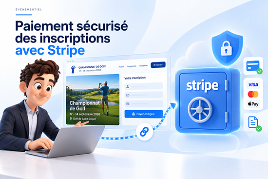 Paiement sécurisé des inscriptions avec Stripe
